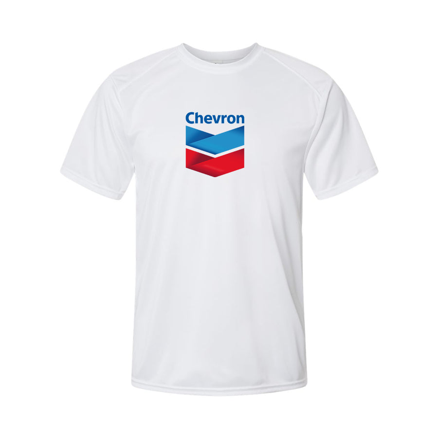 Men's Chevron Gas Station  Polyester T-Shirt
