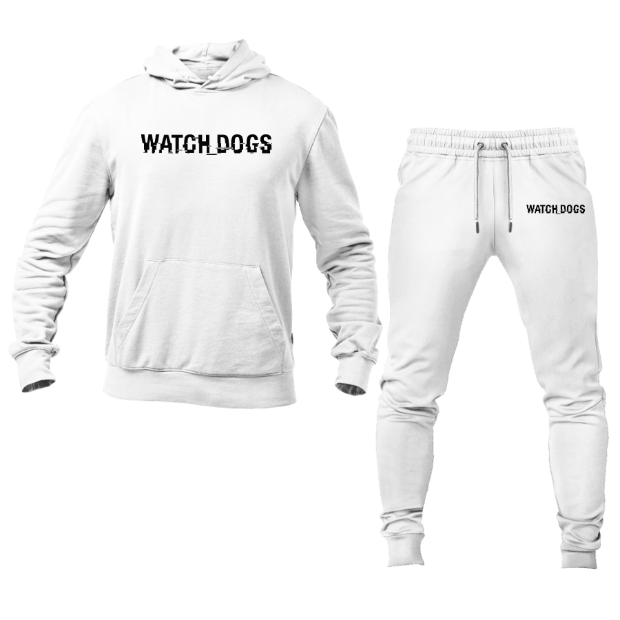 Men's Watch Dogs Video Game Hoodie Joggers Set