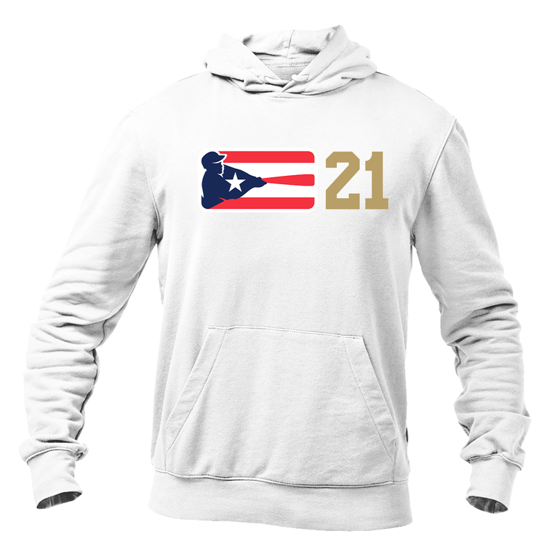 Men's Liga de Beisbol Profesional Roberto Clemente Logo Pullover Hoodie