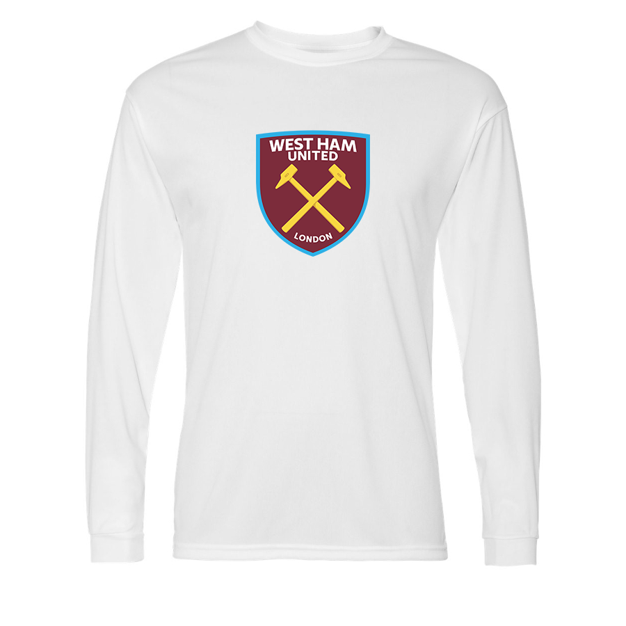 Men’s West Ham United FC  Polyester Long Sleeve T-Shirt