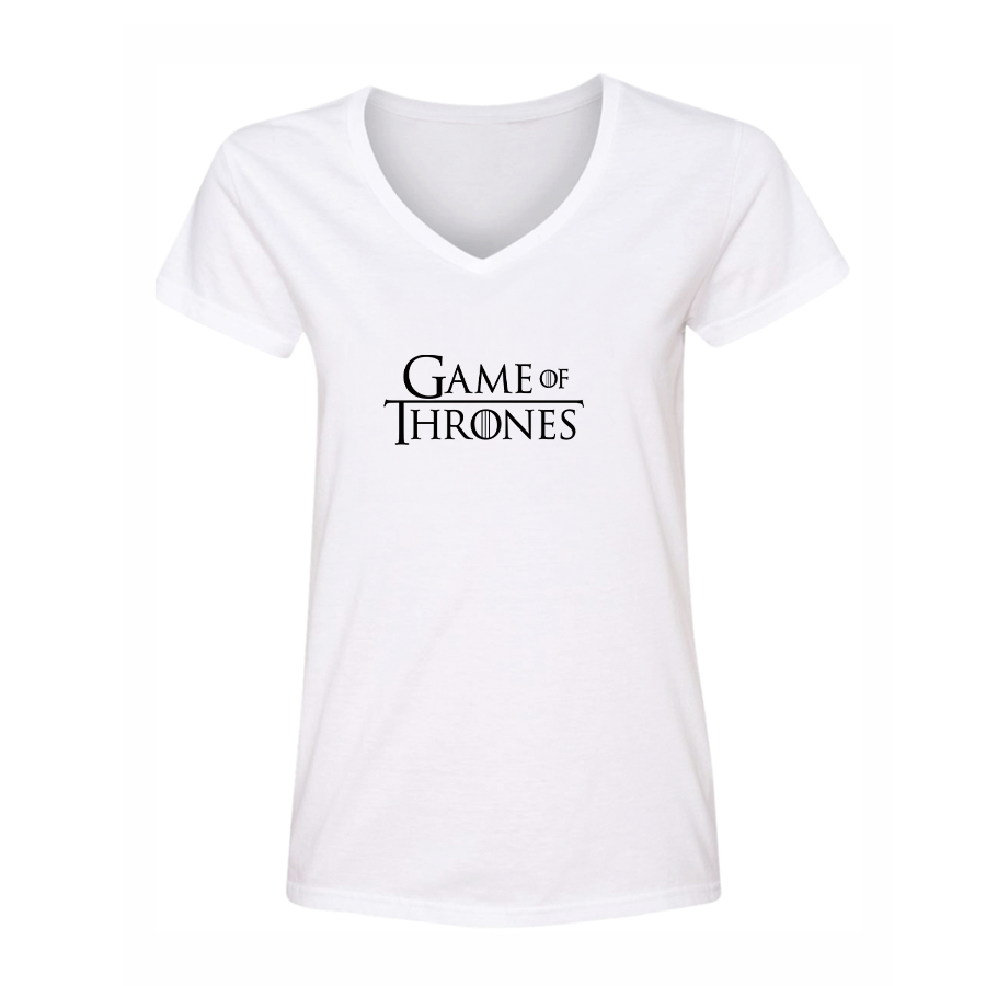 Women's Game of Thrones TV Show V-Neck T-Shirt