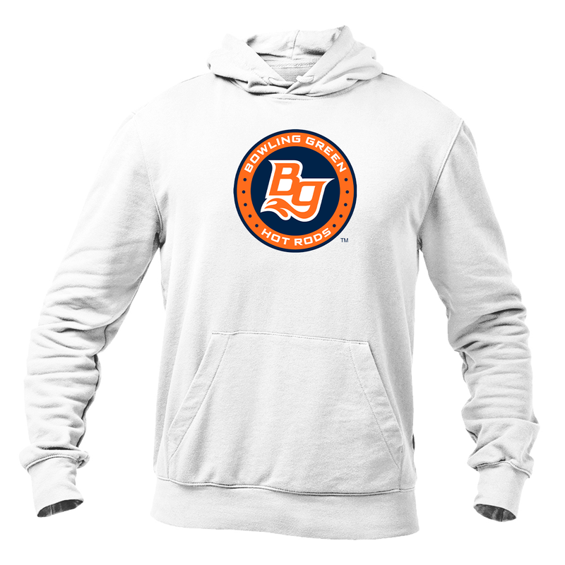 Men's Bowling Green Hot Rods Logo Pullover Hoodie