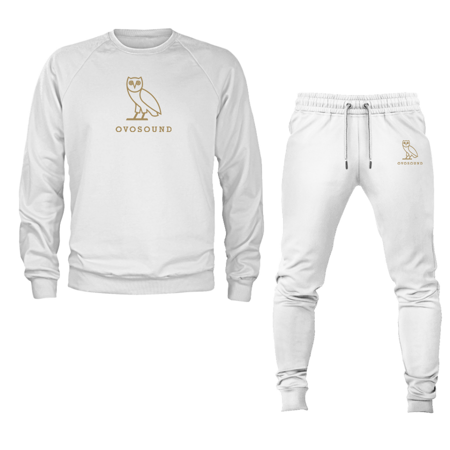 Men's Ovosound Drake Music Crewneck Sweatshirt Joggers Suit