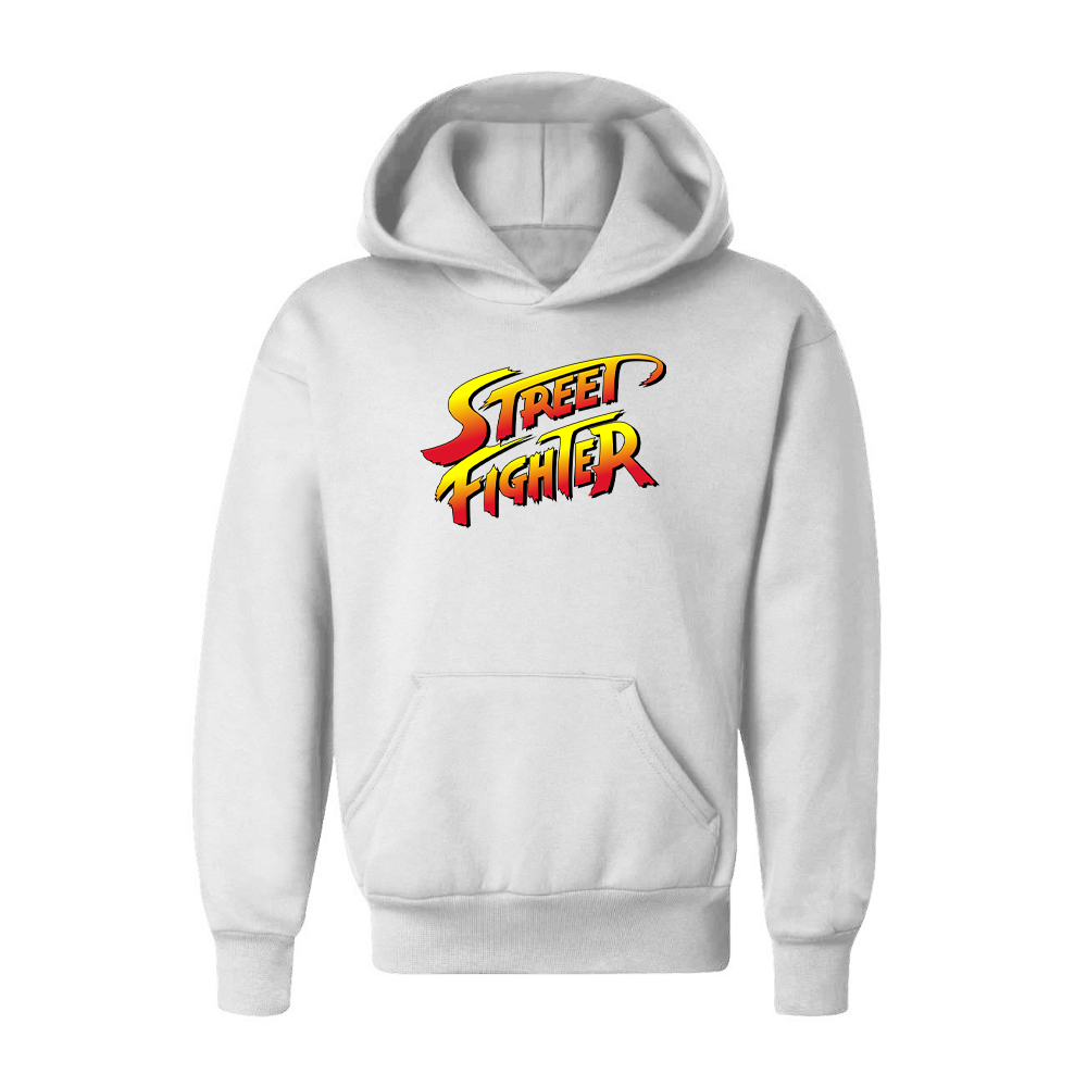 Youth Kids Street Fighter Game Pullover Hoodie