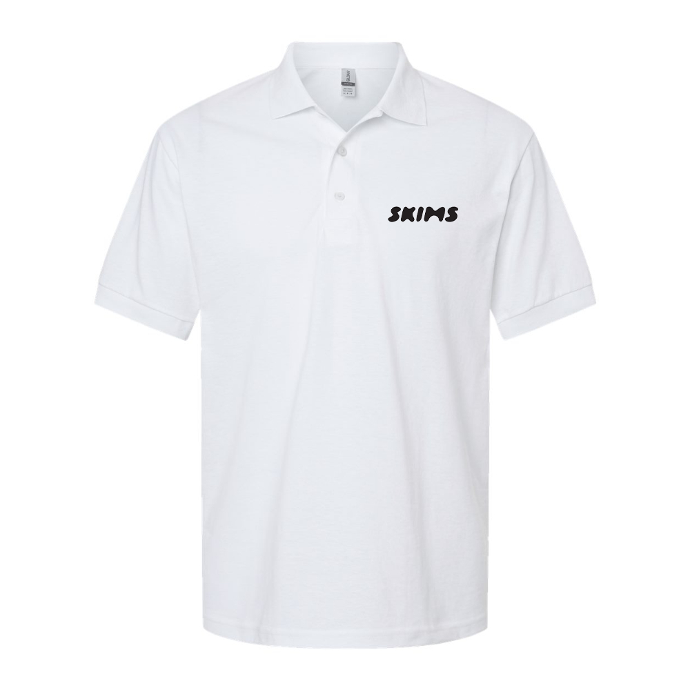 Men's Skims Dry Blend Jersey Polo - White