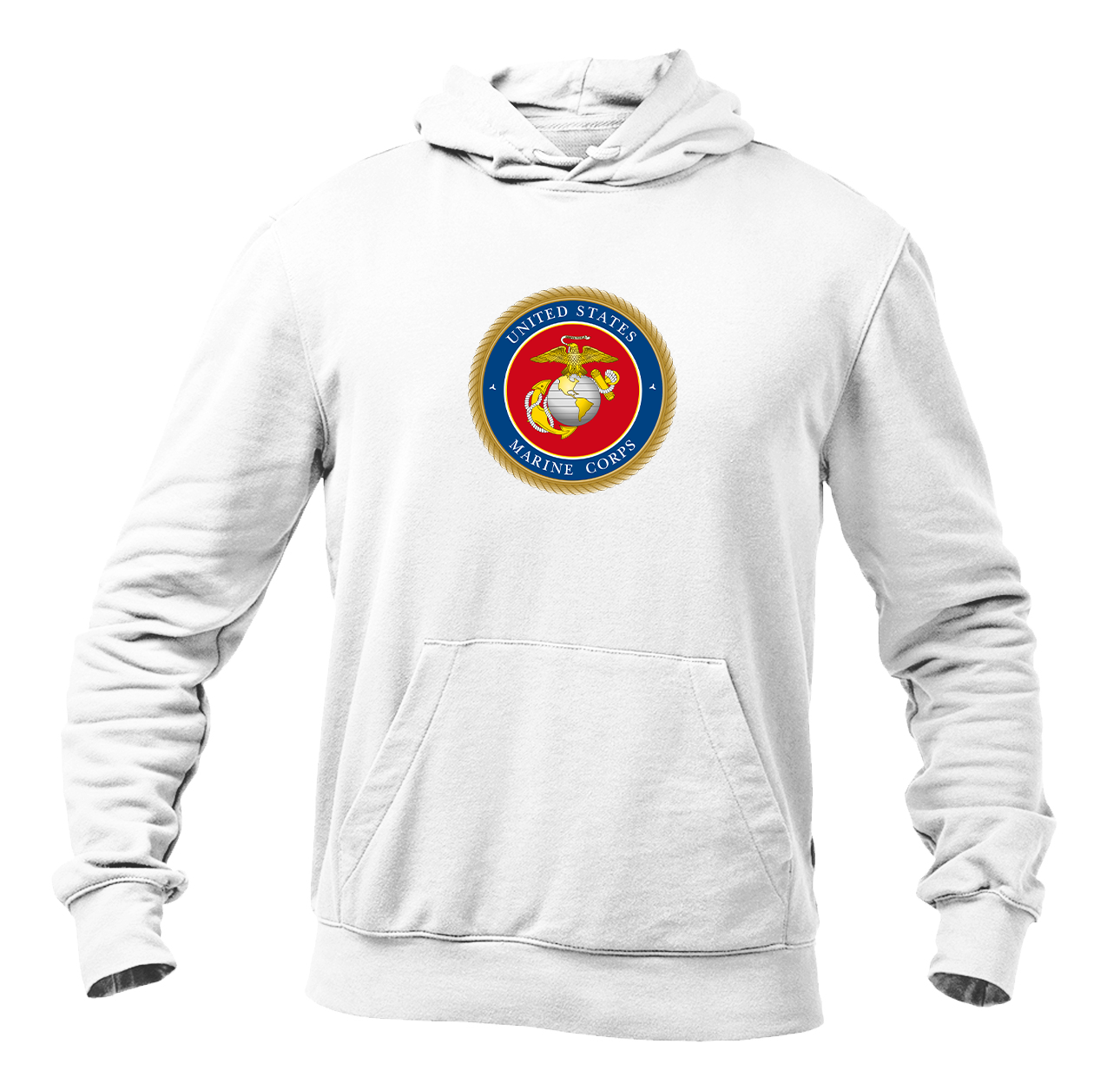 Men's USMC Emblem Pullover Hoodie