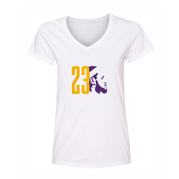 Women's Lebron James 23 V-Neck T-Shirt