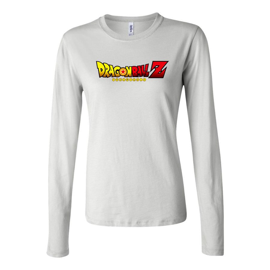 Women's Dragon Ball Z Cartoon Title  Long Sleeve T-Shirt