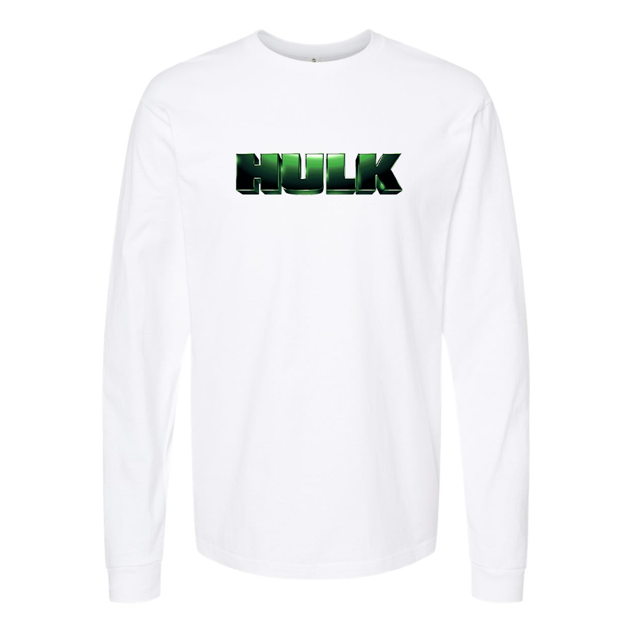 Men's The Hulk Marvel Superhero Long Sleeve T-Shirt