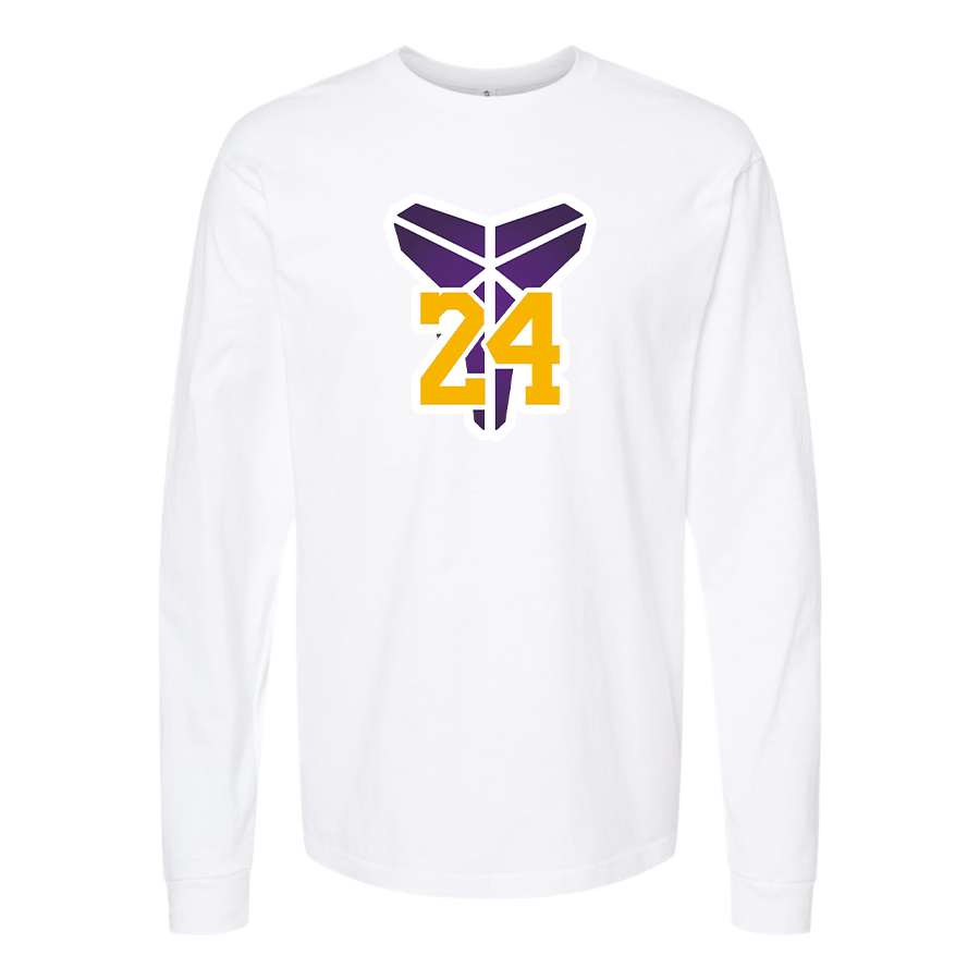 Youth Kids Kobe Bryant Mamba 24 Long Sleeve T-Shirt