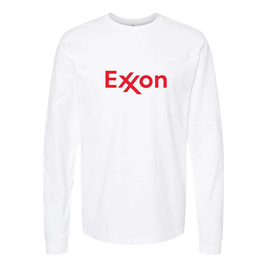 Men's Exxon Gas Station  Long Sleeve T-Shirt