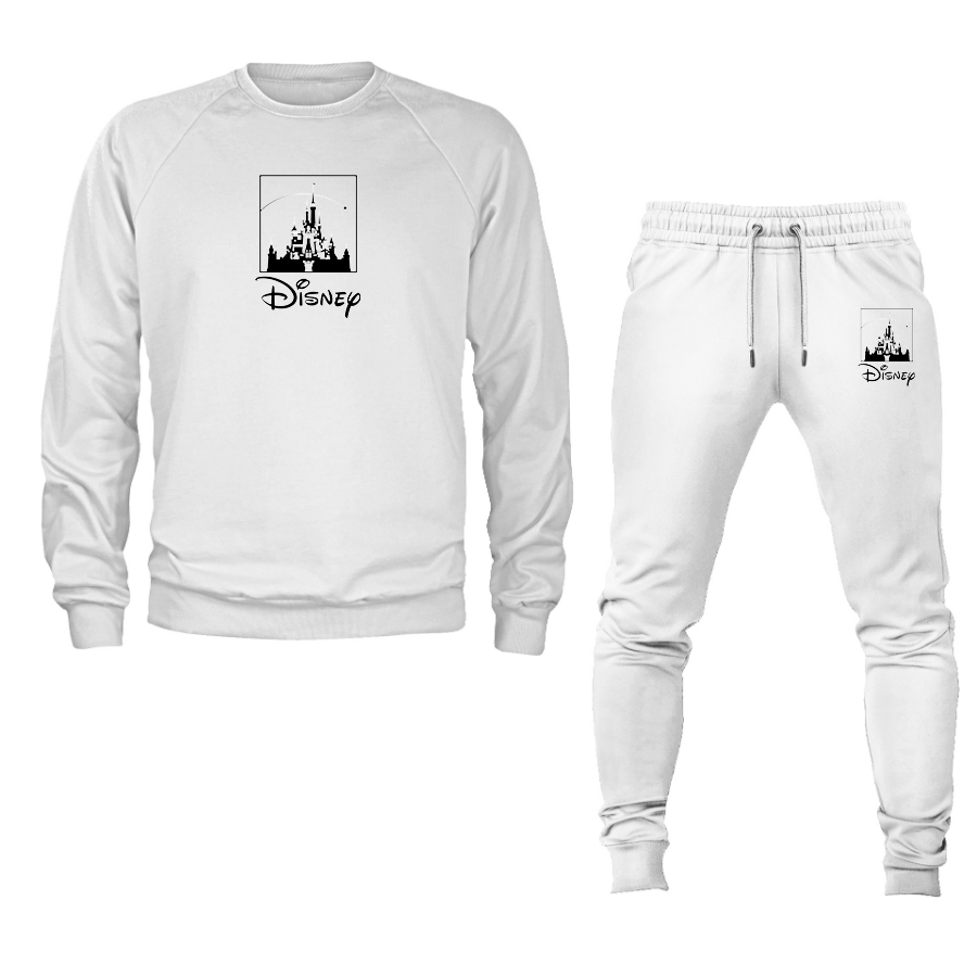 Men's Walt Disney Cartoon  Crewneck Sweatshirt Joggers Suit