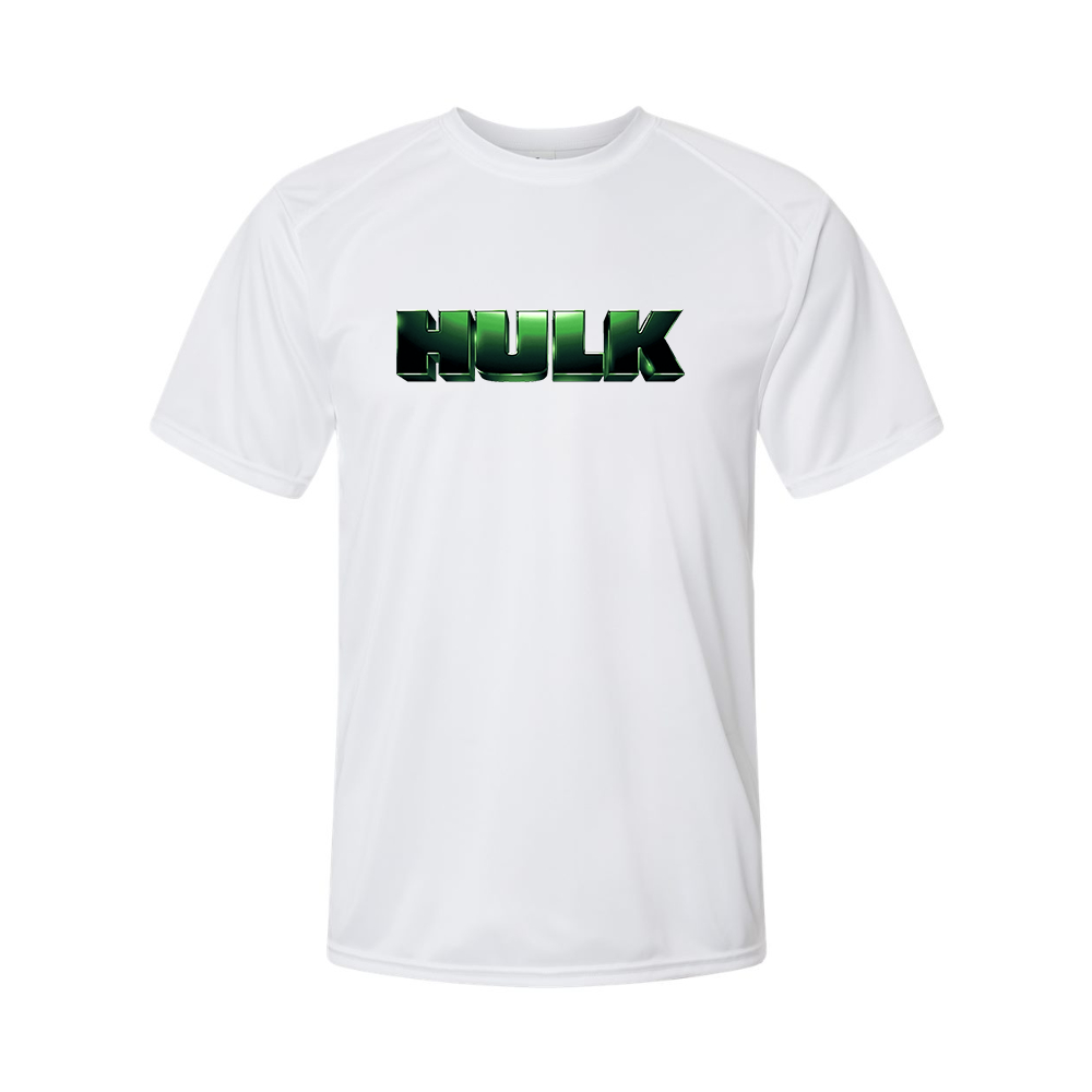 Youth Kids The Hulk Marvel Superhero Performance T-Shirt