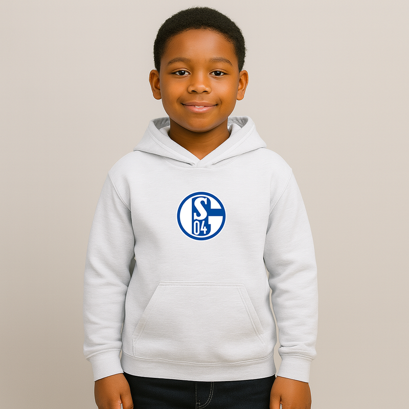 Youth Kids Schalke 04 FC Pullover Hoodie