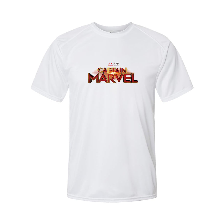 Men's Captain Marvel Superhero  Performance T-Shirt