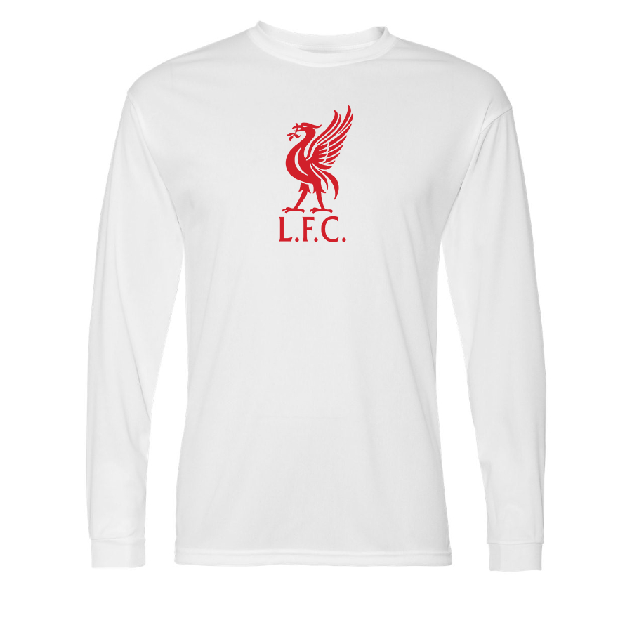 Men’s Liverpool L.F.C Soccer  Polyester Long Sleeve T-Shirt