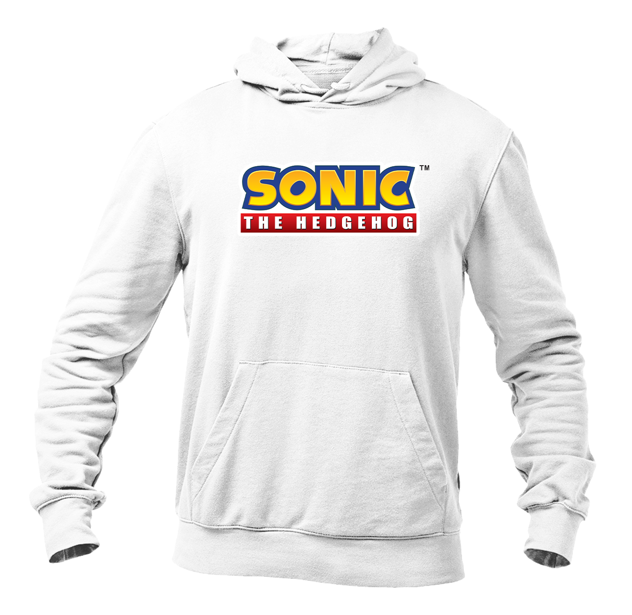 Men's Sonic The Hedgehog Cartoon Pullover Hoodie