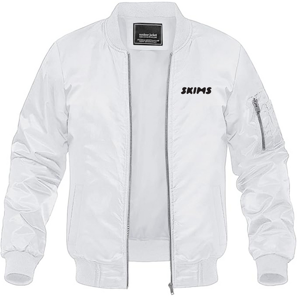 Men's Skims  Lightweight Bomber Jacket Windbreaker Softshell Varsity Jacket Coat