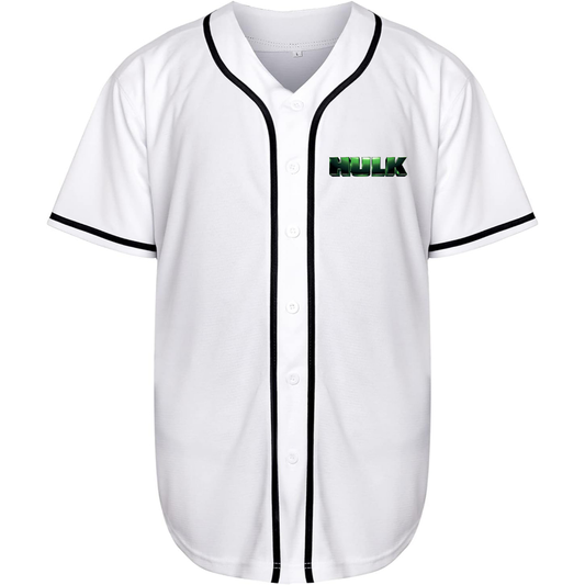 Men's The Hulk Marvel Superhero Baseball Jersey