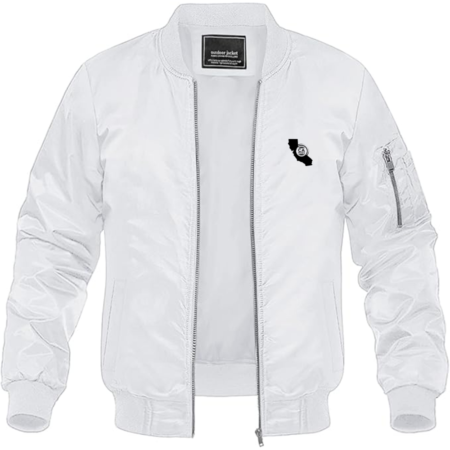 Men's California Made Logo Lightweight Bomber Jacket