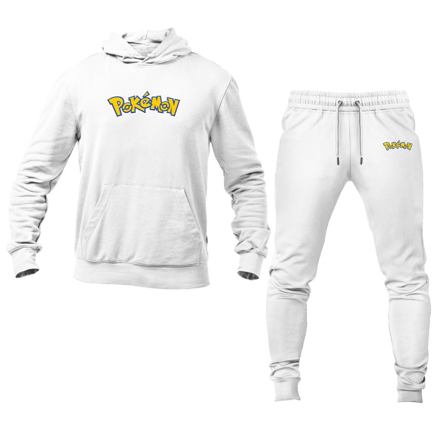 Men's Pokemon Cartoon Hoodie Joggers Set