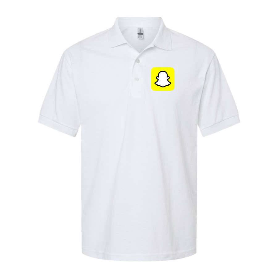 Men's Snapchat Social Dry Blend Polo