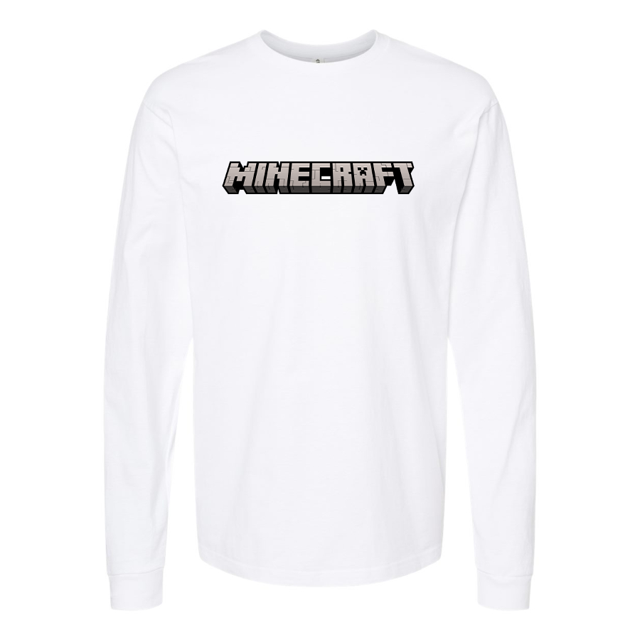 Youth Kids Minecraft Game Long Sleeve T-Shirt