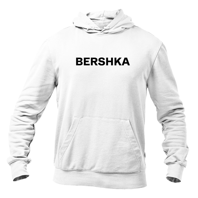 Men's Bershka Logo Pullover Hoodie