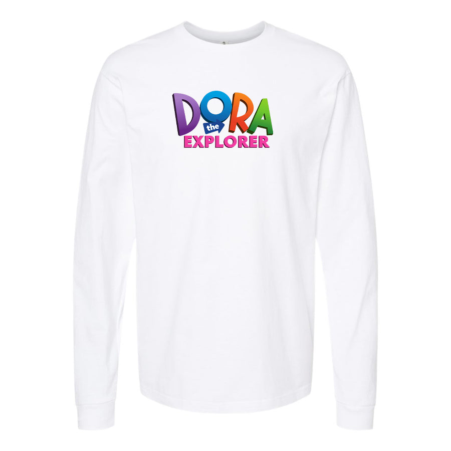 Youth Kids Dora The Explorer Cartoon Long Sleeve T-Shirt