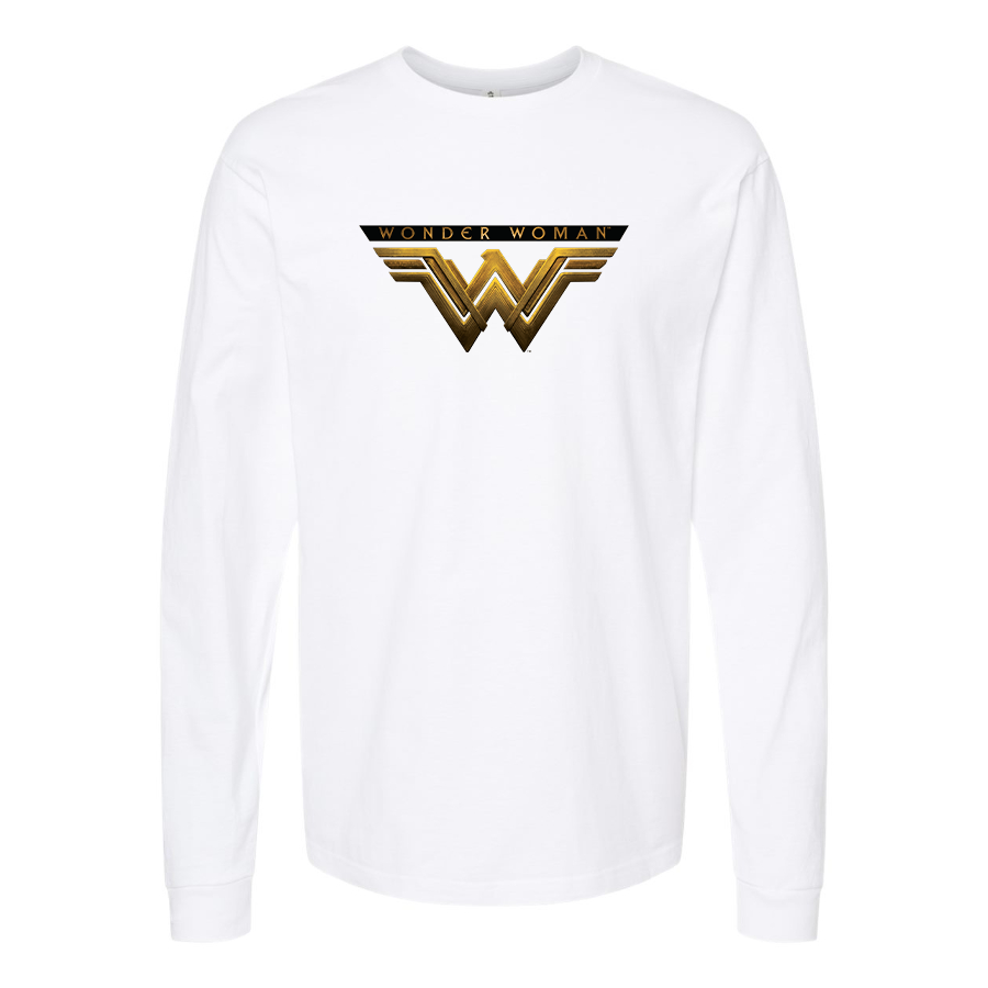 Men's Wonder Woman DC Superhero Long Sleeve T-Shirt