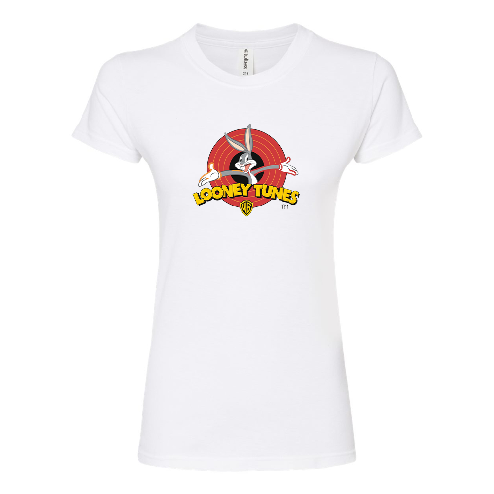 Women's Looney Tunes Warner Brothers Cartoon Round Neck T-Shirt