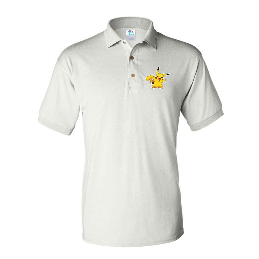 Men's Pikachu Cartoon Dry Blend Polo