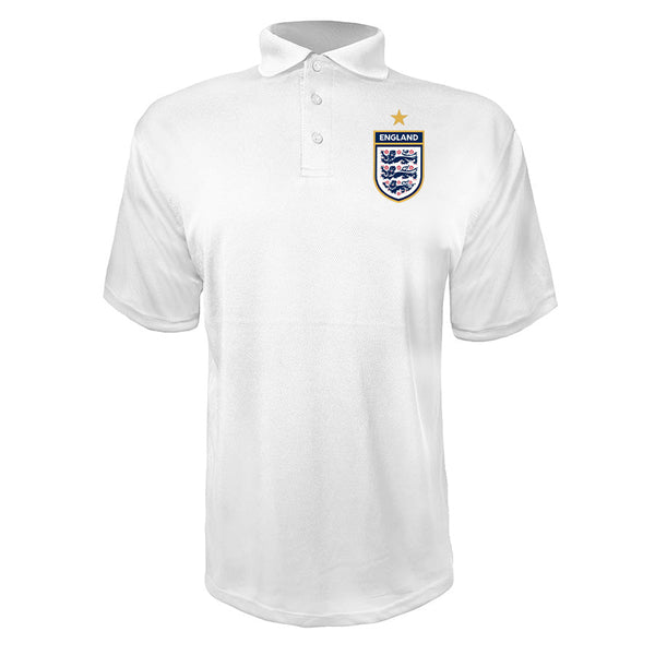 Men's England National Soccer Team  Polyester Polo