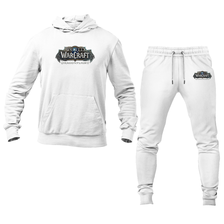 Men's World of Warcraft Dragon Flight Game Hoodie Joggers Set