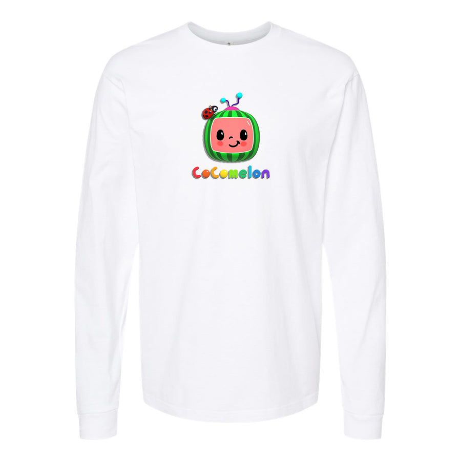 Youth Kids Cocomelon Cartoon Long Sleeve T-Shirt