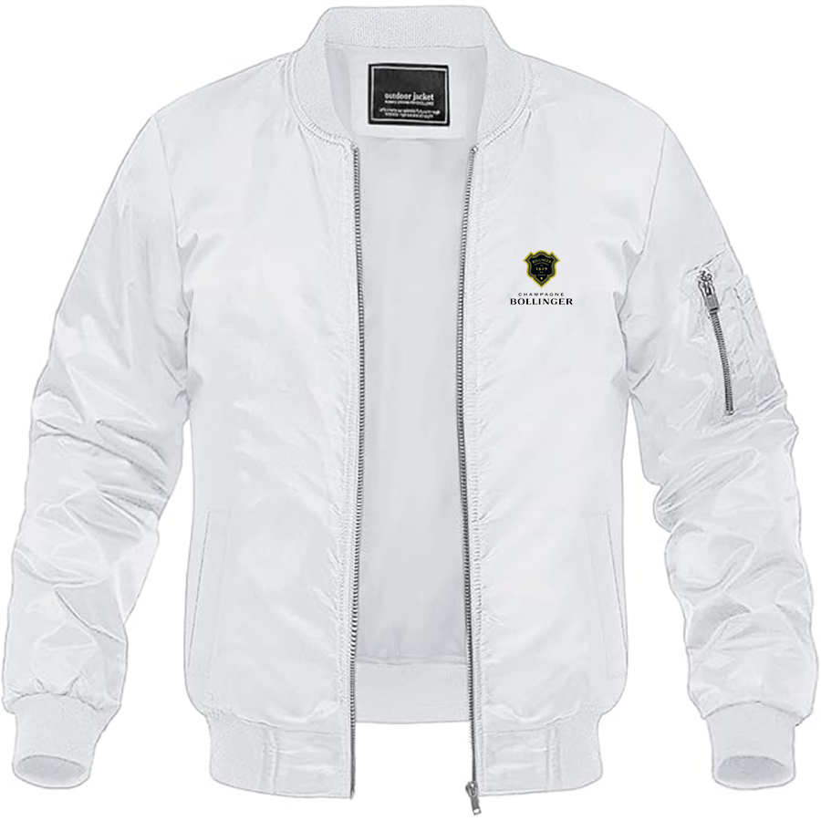 Men's Bollinger Logo Lightweight Bomber Jacket