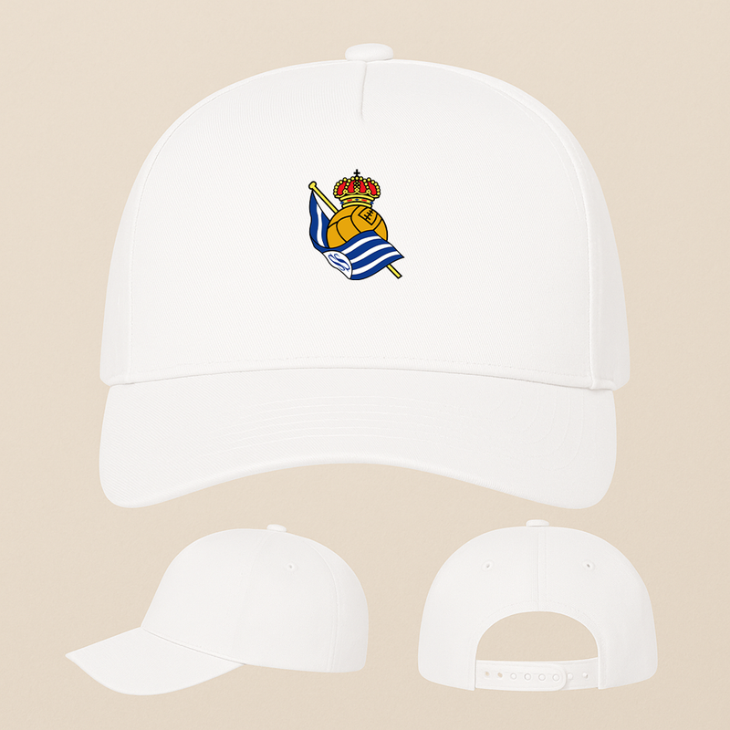 Real Sociedad FC  Five Panel Twill Snapback Cap