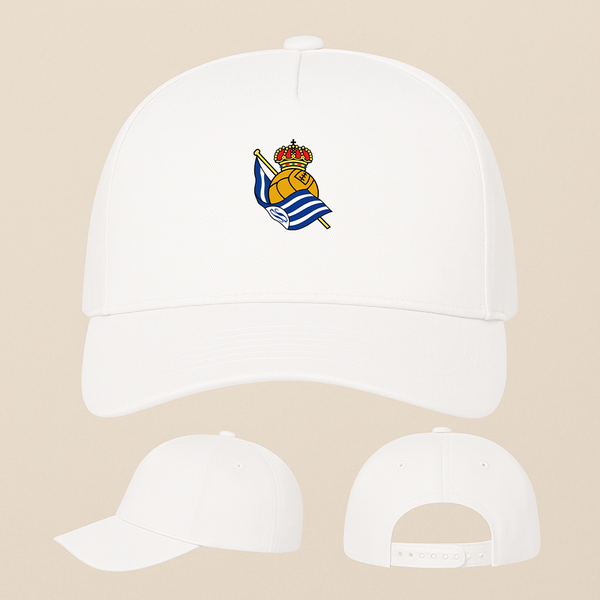 Real Sociedad FC  Five Panel Twill Snapback Cap