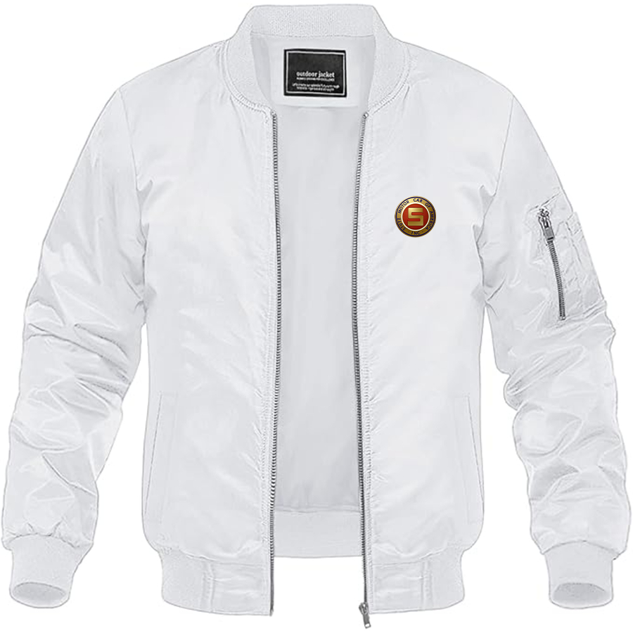 Men's Stutz Motor Company Logo Lightweight Bomber Jacket