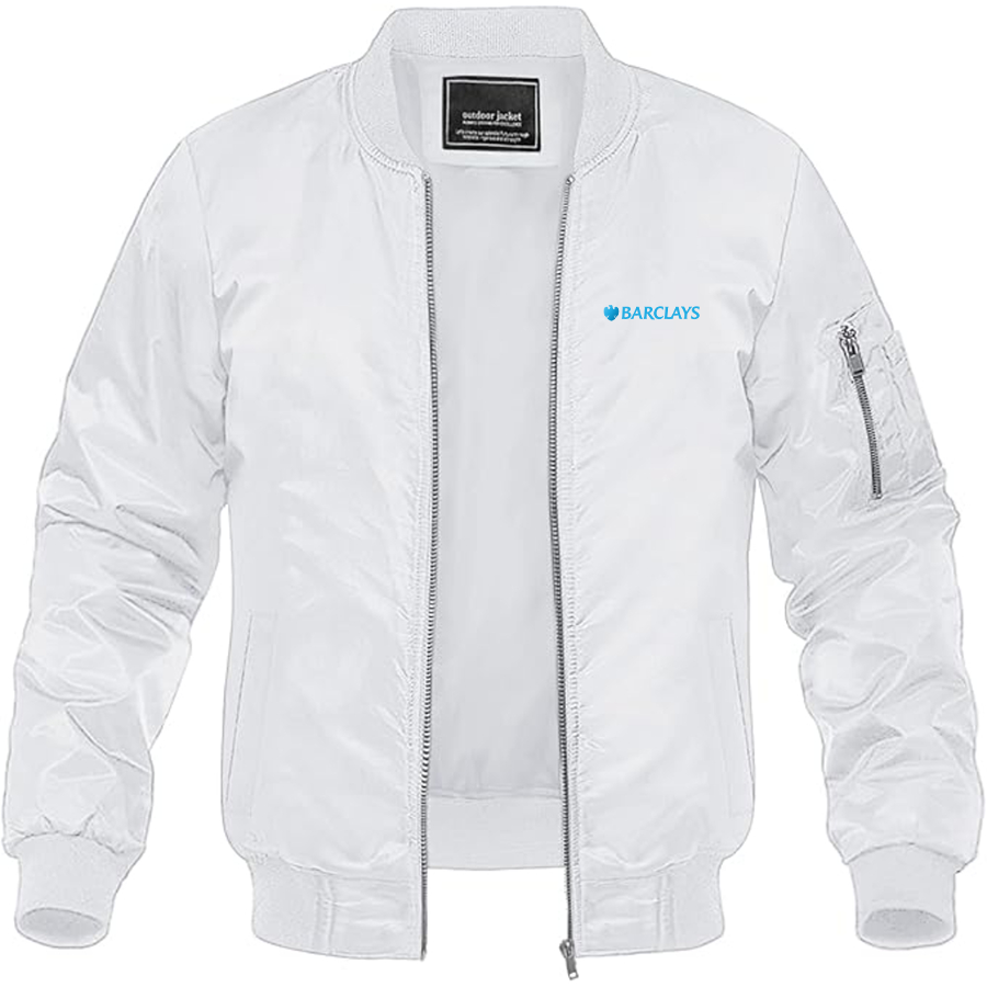 Men's Barclays Logo Lightweight Bomber Jacket