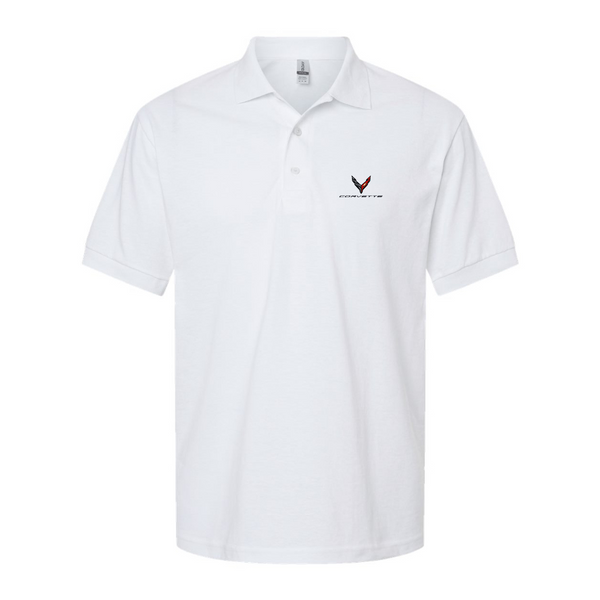 Men's Corvette Logo Dry Blend Polo