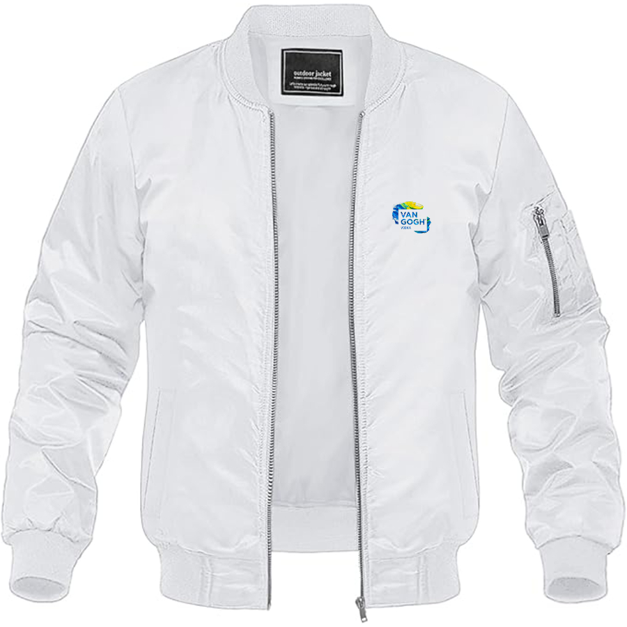 Men's Van Gogh Logo Lightweight Bomber Jacket