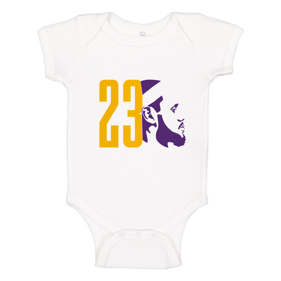 Lebron James 23 Baby Romper Onesie