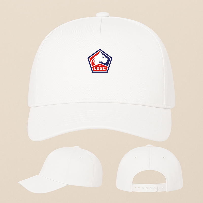 Lille Olympique FC Five Panel Twill Snapback Cap