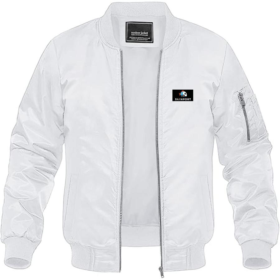 Men's Skinport Logo Lightweight Bomber Jacket