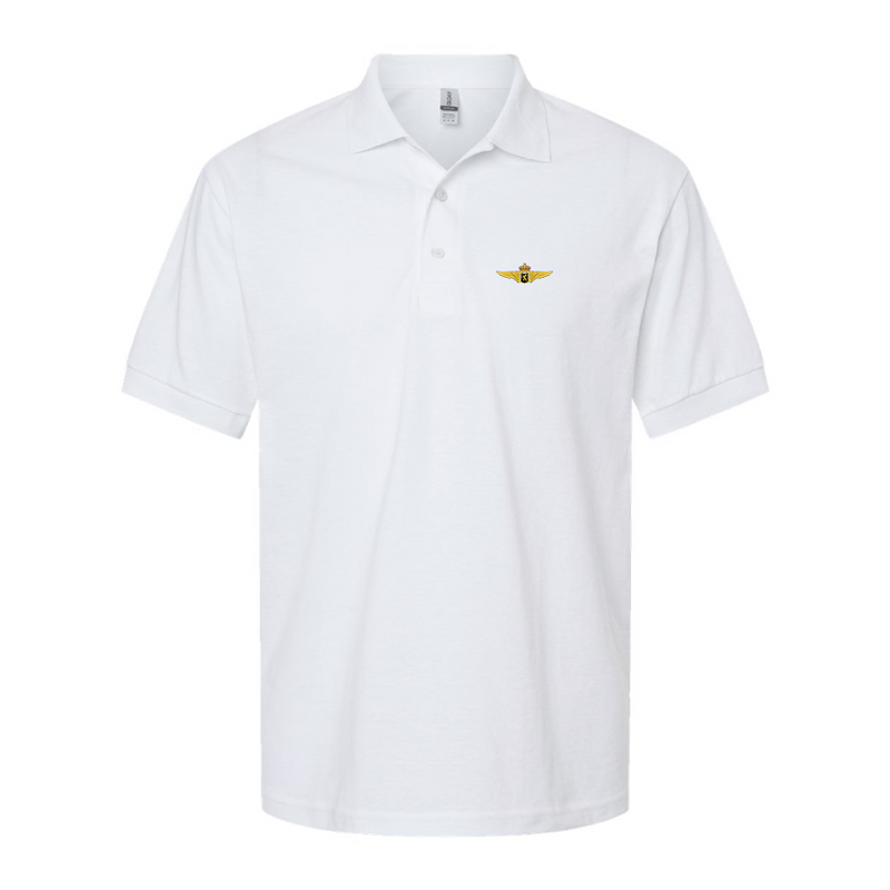 Men's Belgian Air Force Logo Dry Blend Polo