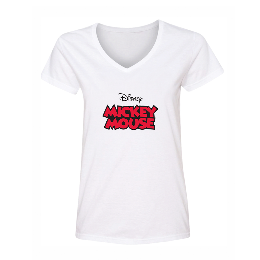 Women's Mickey Mouse Disney V-Neck T-Shirt