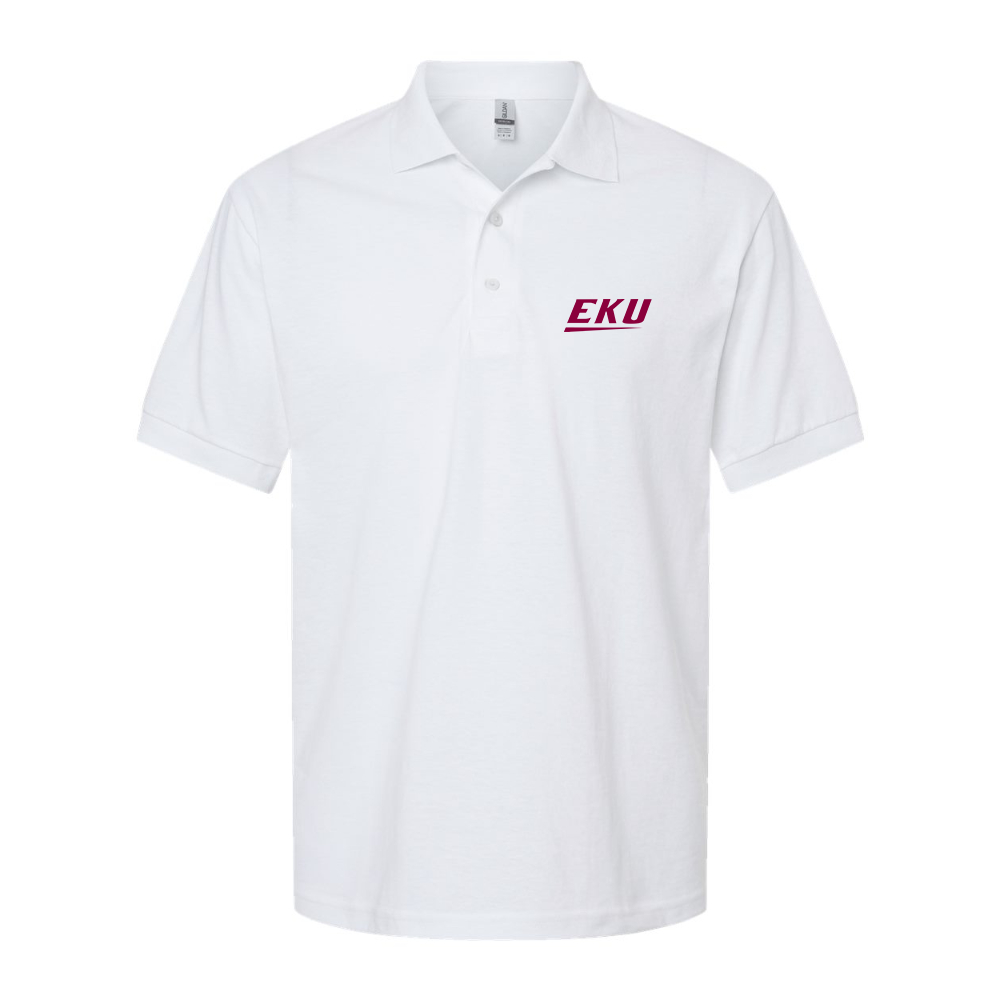 Men's Eastern Kentucky Colonels Dry Blend Jersey Polo - White