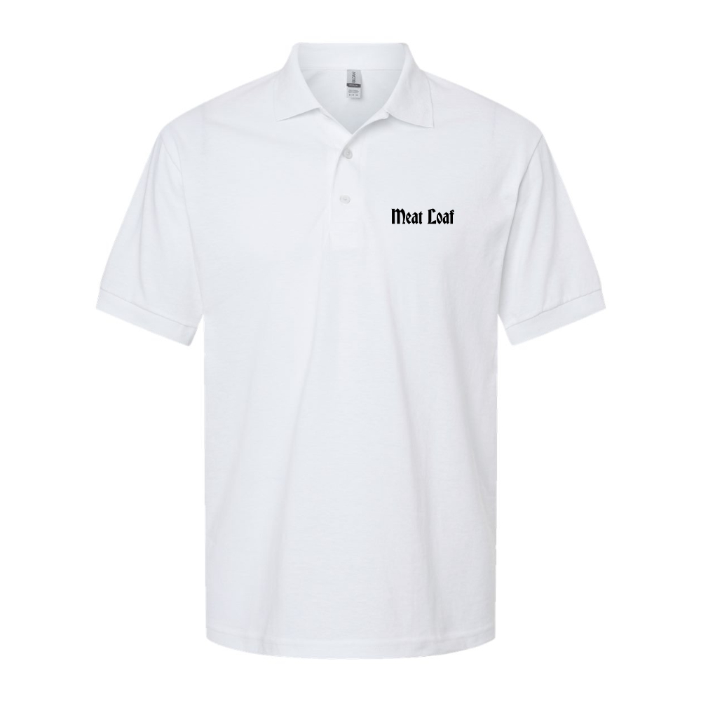 Men's Meat Loaf Dry Blend Jersey Polo - White