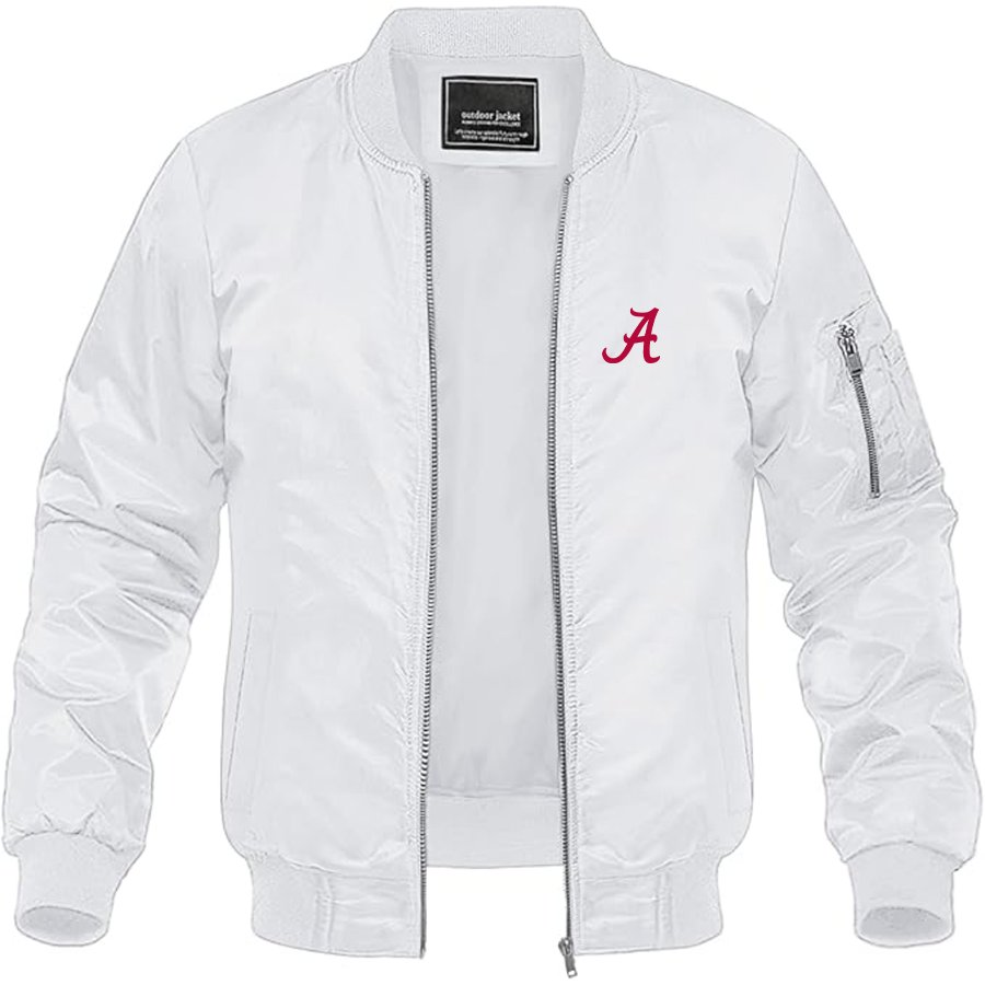Men's Alabama Crimson Tide Logo Lightweight Bomber Jacket